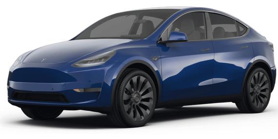 TESLA MODEL Y 2022 7SAYGDEF2NF457729 image